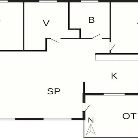 בית נופש 6 Person In Hojby-by Traum Højby